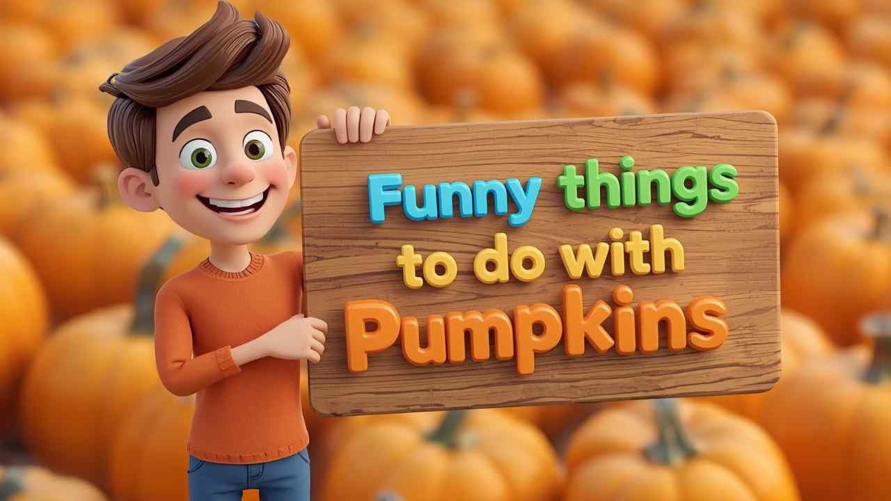 funny things to do with pumpkins